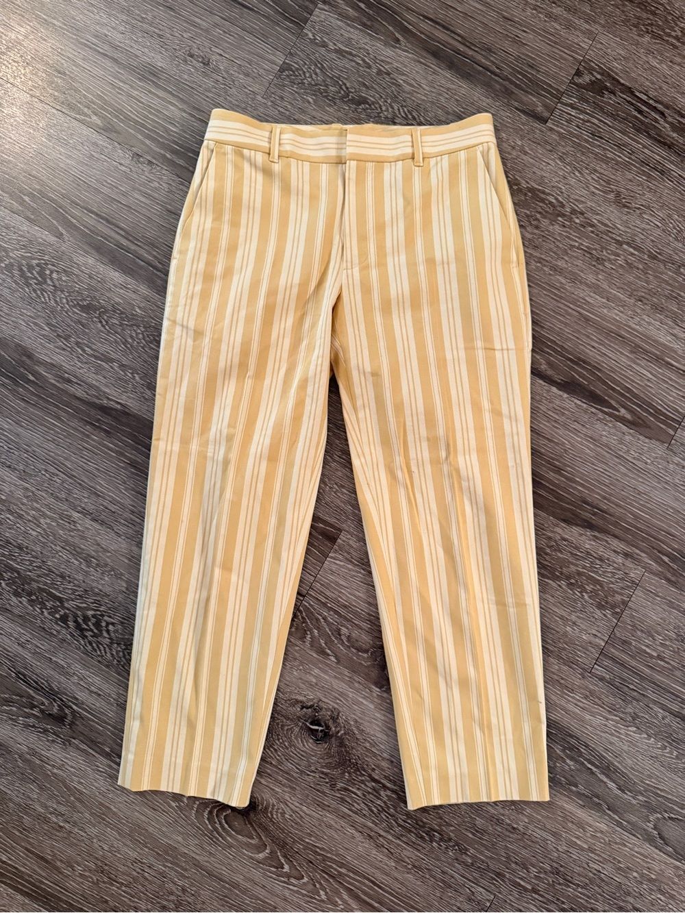 Club Monaco Yellow Stripe Pants